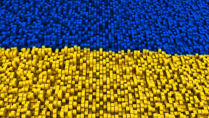 Flaga Ukrainy - zdjęcie ilustracyjne