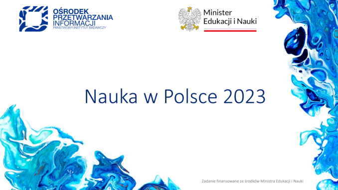 Nauka w Polsce 2023 - strona tytułowa